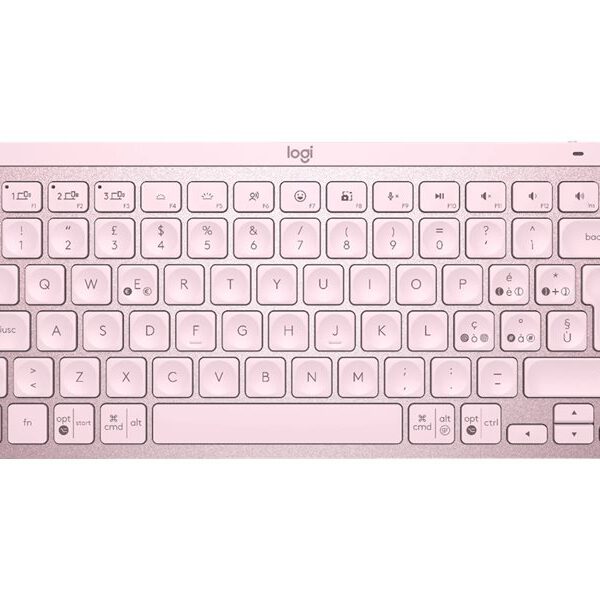 *Teclado logitech mx keys mini rosa wireless inalambrico