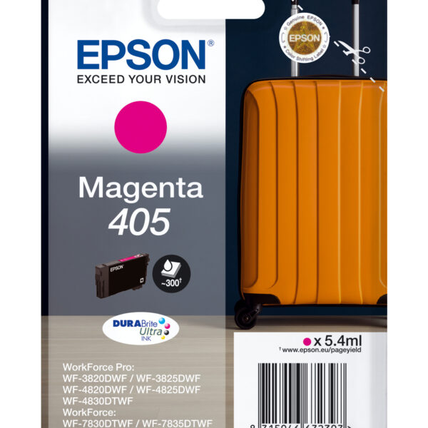 *Cartucho tinta epson c13t05g34010 singlepack magenta 405 durabrite ultra ink