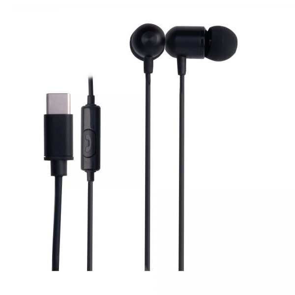 *Auriculares intrauditivos fonestar x3 - nc - microfono - usb tipo c - negro