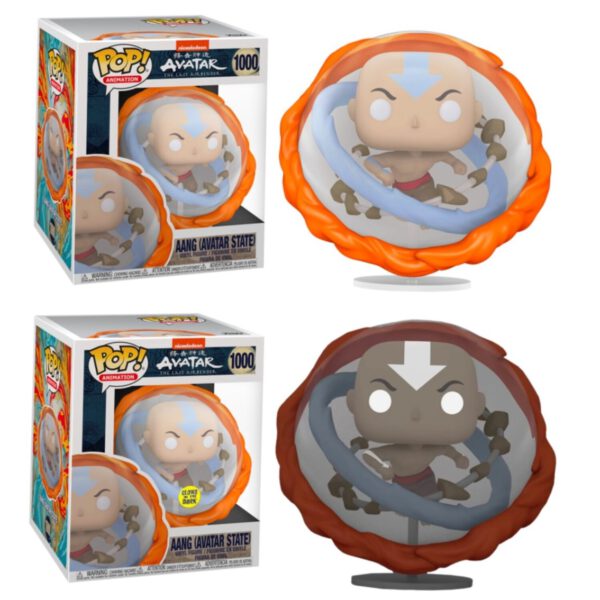 *Funko pop animacion avatar the last airbender la leyenda de aang todos los elementos glow in the dark brillo en la oscuridad edicion especial exclusivo 56969