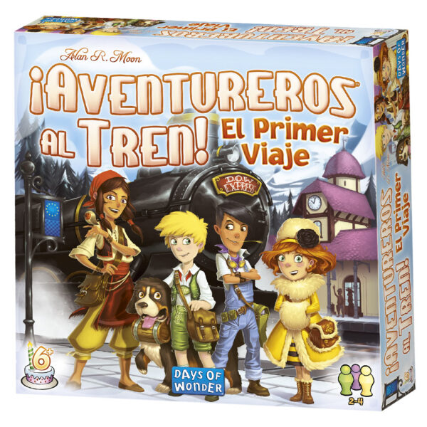 *Juego de mesa ¡aventureros al tren! el primer viaje pegi 6