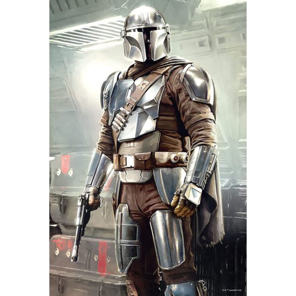 *Puzle lenticular prime 3d 200 piezas the mandalorian el mandaloriano mando