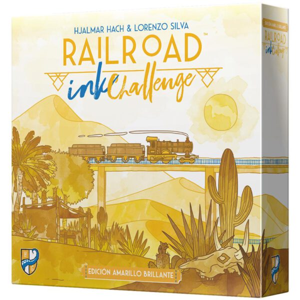 *Juego de mesa railroad ink: edicion amarilla pegi 8