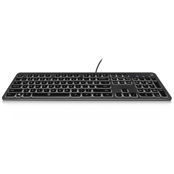 *Teclado usb multimedia ewent ew3269 con retroiluminacion