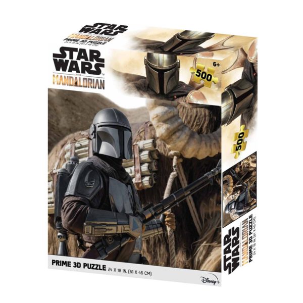 *Puzle lenticular prime 3d 500 piezas the mandalorian el mandaloriano 500 piezas