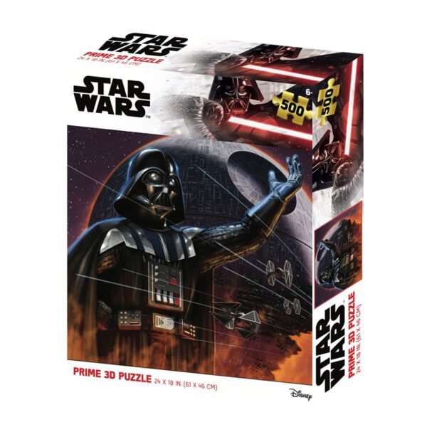 *Puzle lenticular prime 3d star wars darth vader y la estrella de la muerte 500 piezas
