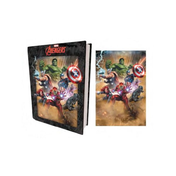 *Puzzle libro lenticular prime 3d marvel vengadores originales