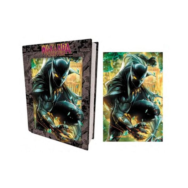 *Puzzle libro lenticular prime 3d marvel wakanda forever 300 piezas