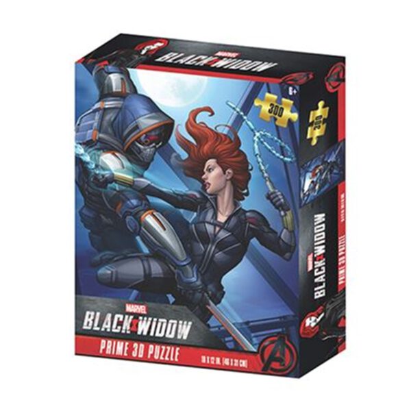 *Puzzle lenticular prime 3d marvel black widow y taskmaster 200 piezas