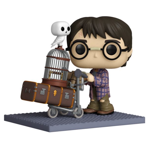 *Funko pop deluxe harry potter harry empujando el carro con hedwig 57360
