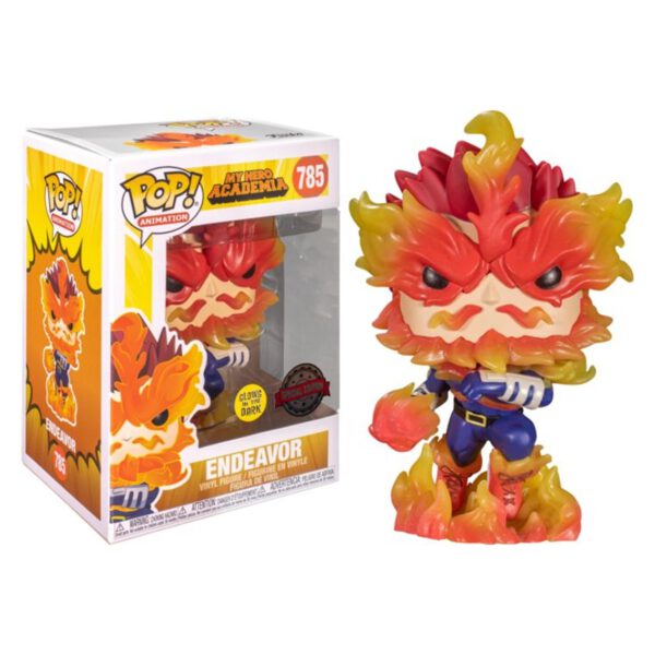 *Funko pop my hero academia endeavor brillo en la oscuridad exclusivo 49672