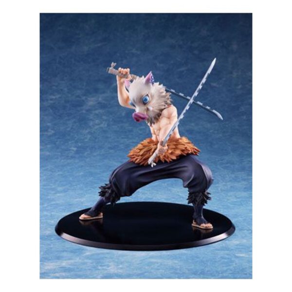 *Figura aniplex demon slayer kimetsu no yaiba inosuke hashibira con & sin mascara de jabali