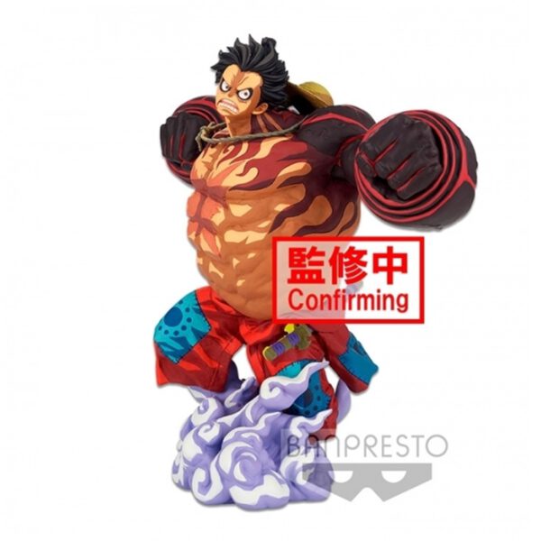*Figura banpresto one piece wanokuni monkey d.luffy gear 4 super masters stars piece 2 dimensions