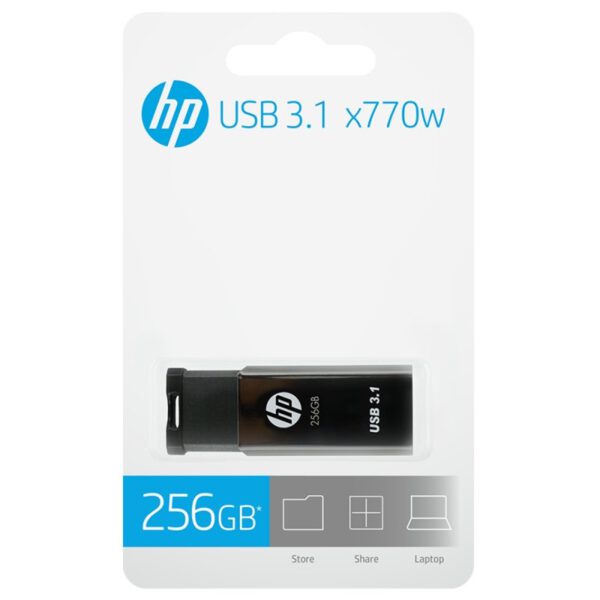 *Memoria usb 3.1 hp 256gb x770w negro