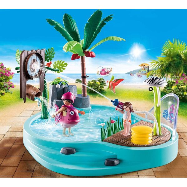 *Playmobil piscina divertida con rociador de agua