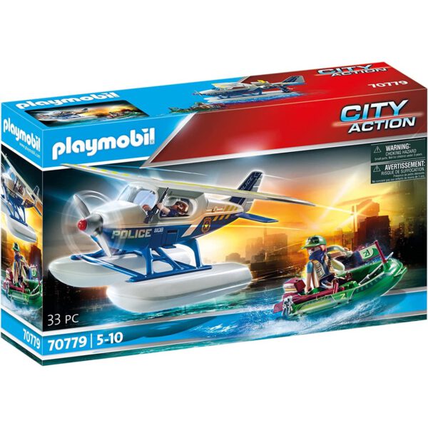 *Playmobil policia hidroavion: persecucion de contrabandista