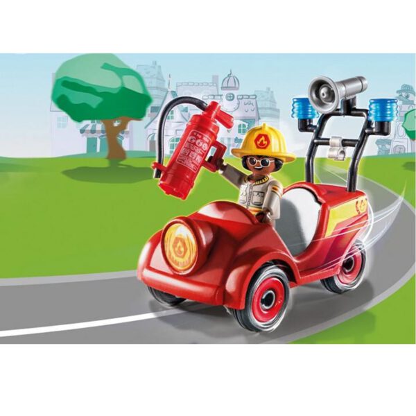 *Playmobil d.o.c. mini coche de bomberos