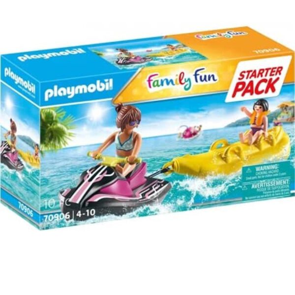 *Playmobil starter pack moto de agua con bote banana