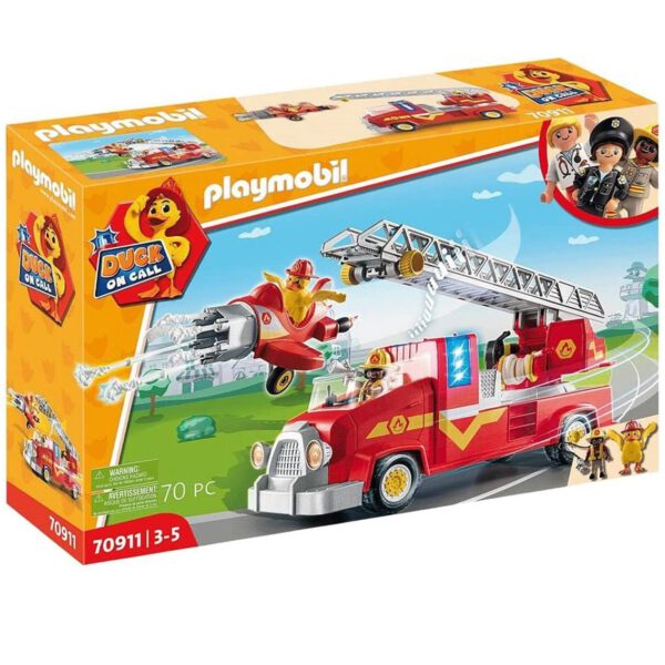 *Playmobil duck on call camion de bomberos