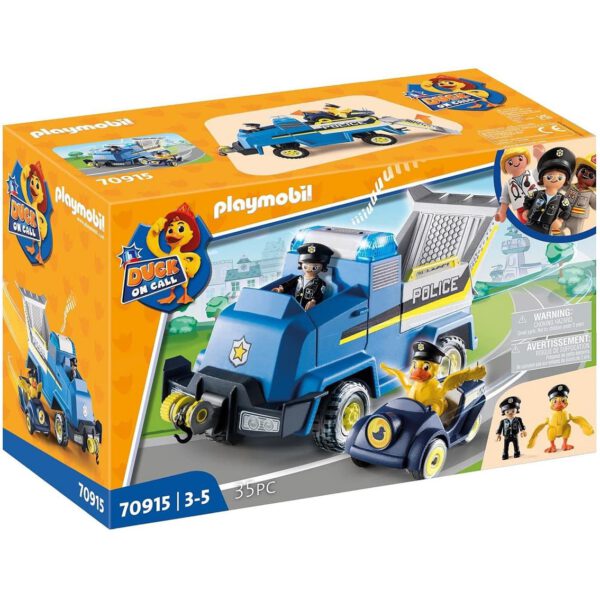 *Playmobil duck on call vehiculo de emergencia de la policia
