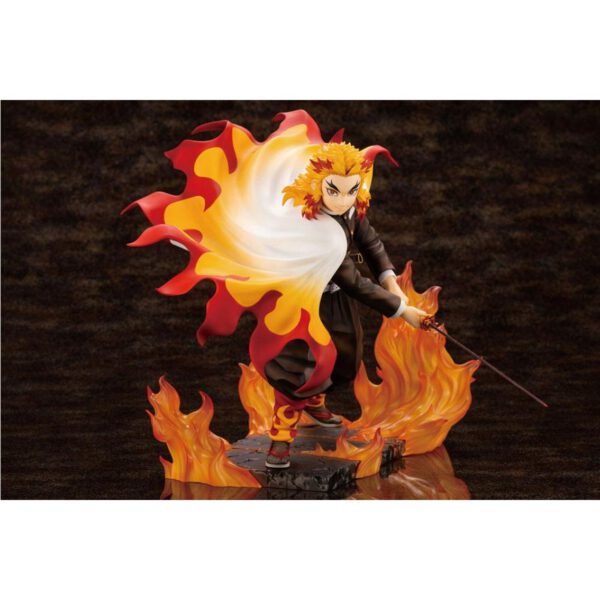 *Figura kotobukiya demon slayer kimetsu no yaiba kyojuro rengoku bonus edition