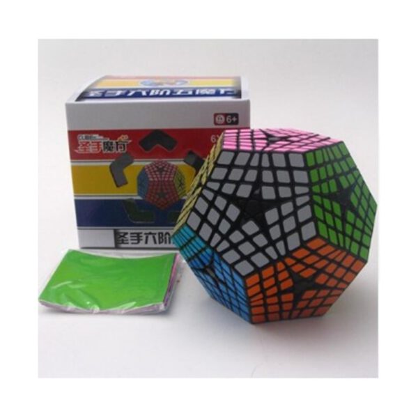 *Cubo de rubik shengshou elite kilominx 6x6x6 negro