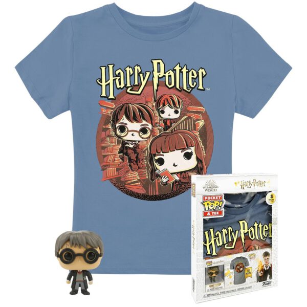 *Pop & tee harry potter funko + camiseta trio talla l