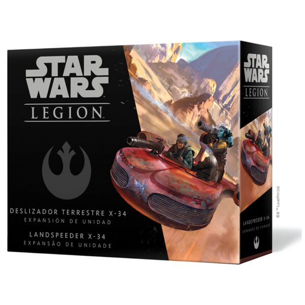 *Juego de mesa star wars legion : deslizador terrestre x - 34 pegi 14