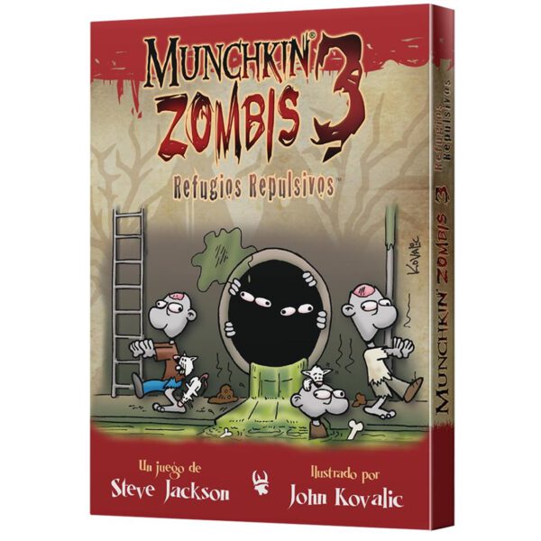 *Juego de mesa munchkin zombis 3: refugios repulsivos pegi 10