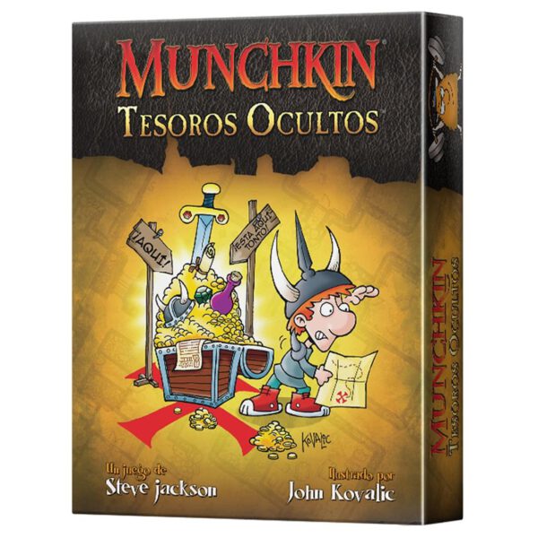 *Juego de mesa munchkin tesoros ocultos pegi 10