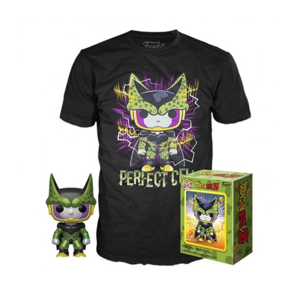 *Funko pop dragon ball z celula perfecto + camiseta talla aleatoria ut - 56669