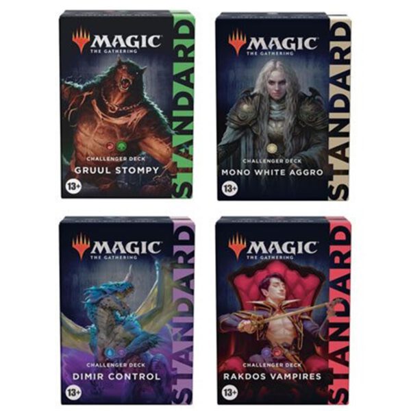 *Juego de cartas caja de sobres wizard of the coast magic the gathering expositor de challenger deck 2022 8 expositores inglés
