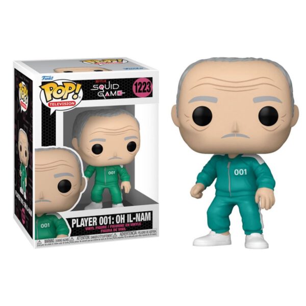*Funko pop series tv el juego del calamar jugador 001: oh il - nam