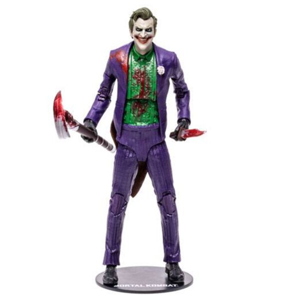 *Figura mcfarlane toys mortal kombat 11 the joker -  bloody