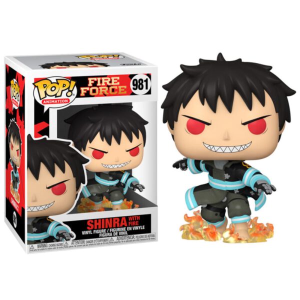 *Funko pop animacion fire force shinra con fuego 56159