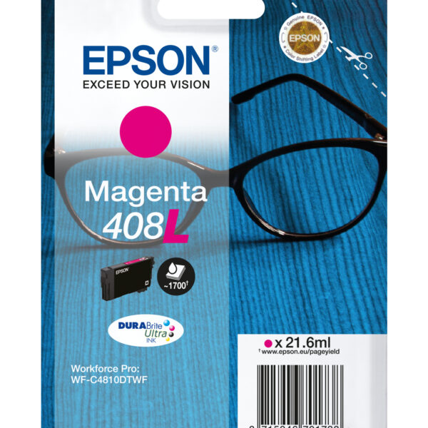 *Cartucho tinta epson 408l magenta durabrite 408l ultra ink