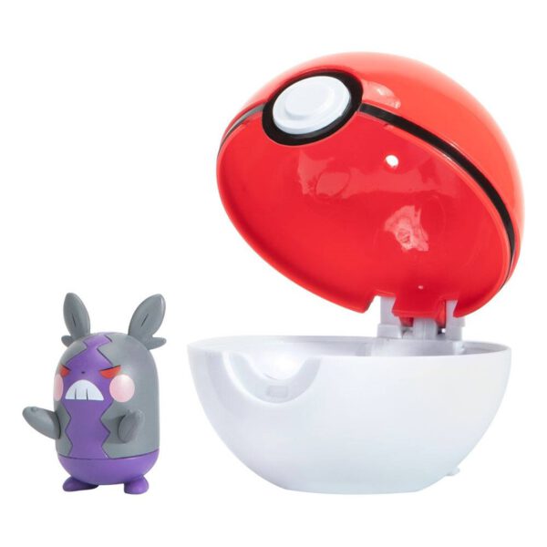 *Pokeball jazwares pokemon clip 'n' go morpeko + pokebola