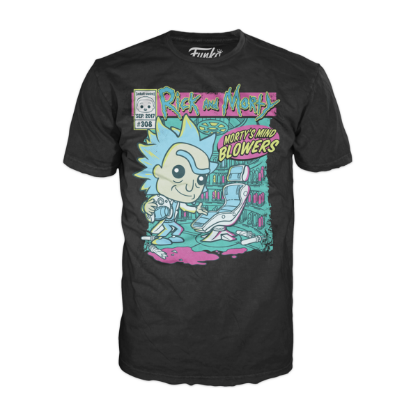 *Camiseta funko series tv rick & morty morty mind blowers 64530