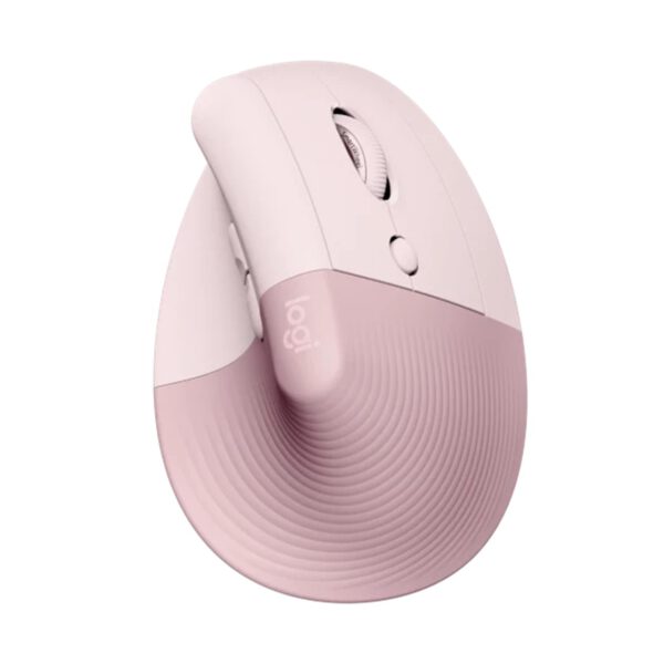 *Mouse raton vertical logitech lift 6 botones 4000 dpi wireless inalambrico rosa