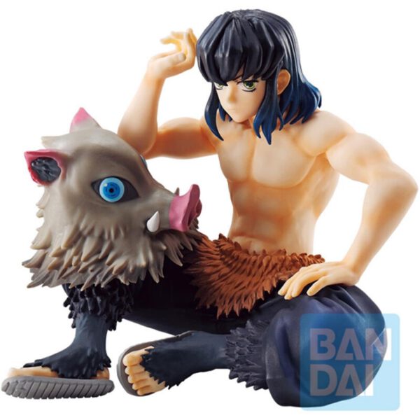 *Figura bandai ichibansho demon slayer kimetsu no yaiba inosuke hashibira 10 cm exclusiva
