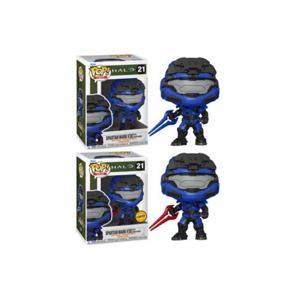 *Funko pop videojuegos halo infinite mark v [b] con espada azul con opcion chase 59336