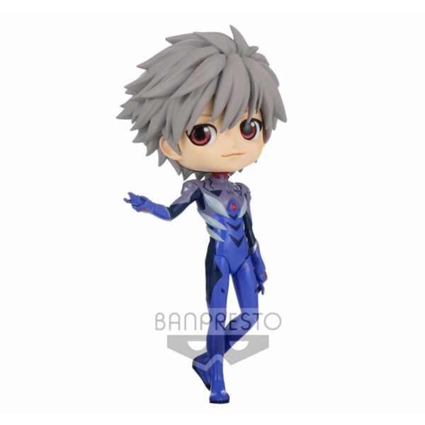 *Figura banpresto q posket evangelion new theatrical edition kaworu nagisa plugsuit syle ver. b