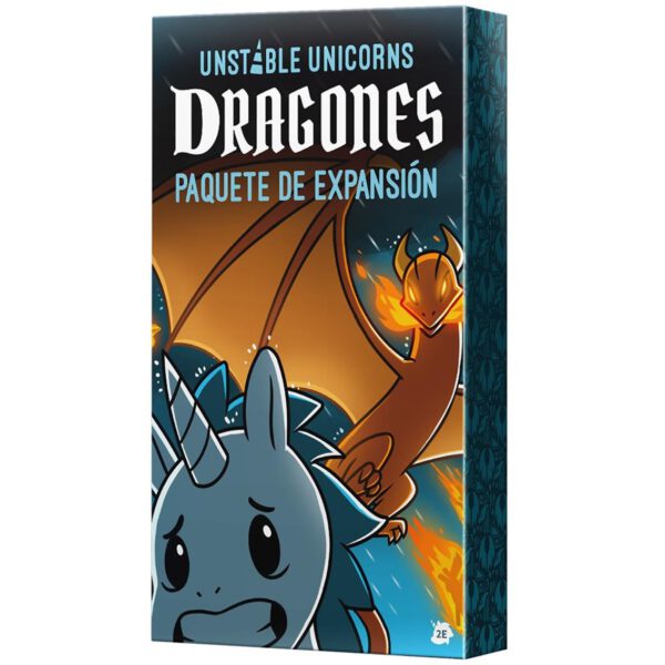 *Juego de mesa unstable unicorns dragones expansion pegi 8