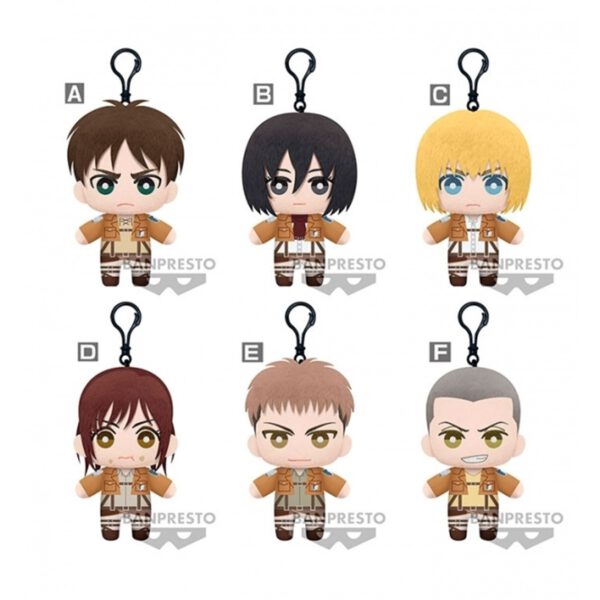 *Peluche banpresto attack on titan tomonui plush assort series 1 unidad aleatoria