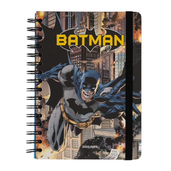 *Agenda escolar a5 2022 - 2023 12 meses dc comics batman