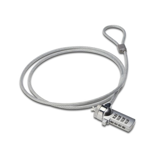 *Cable de seguridad ewent para portatil -  kesington combinacion de numeros 4 digitos -  1.5m