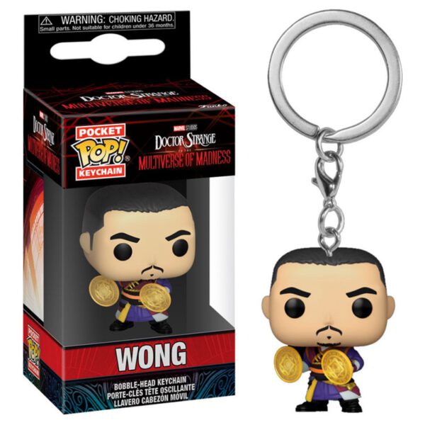 *Funko pop keychain llavero doctor strange multiverso de la locura wong 60912