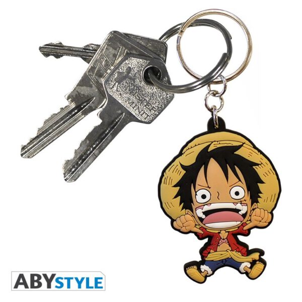*Llavero pvc abystyle luffy super deformed
