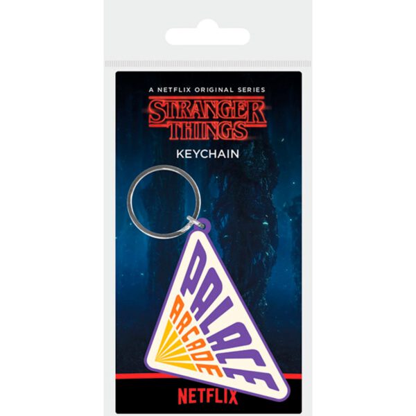 *Llavero pyramid stranger things palace arcade