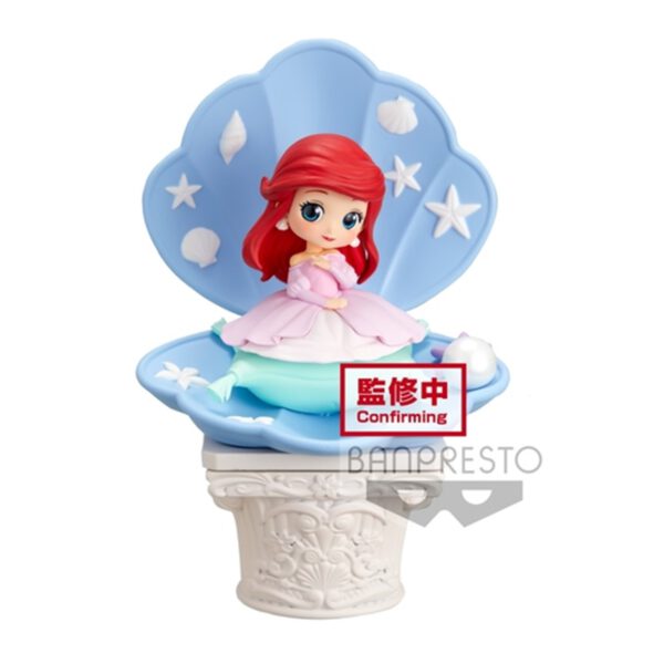 *Figura banpresto q posket disney la sirenita ariel vestido rosa ver. a